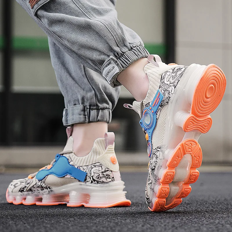YRZL Men Sneakers Tenis Luxury Designer Shoes Mens High Quality Platform Sneakers Fashion Blade Loafers Running Shoes for Men