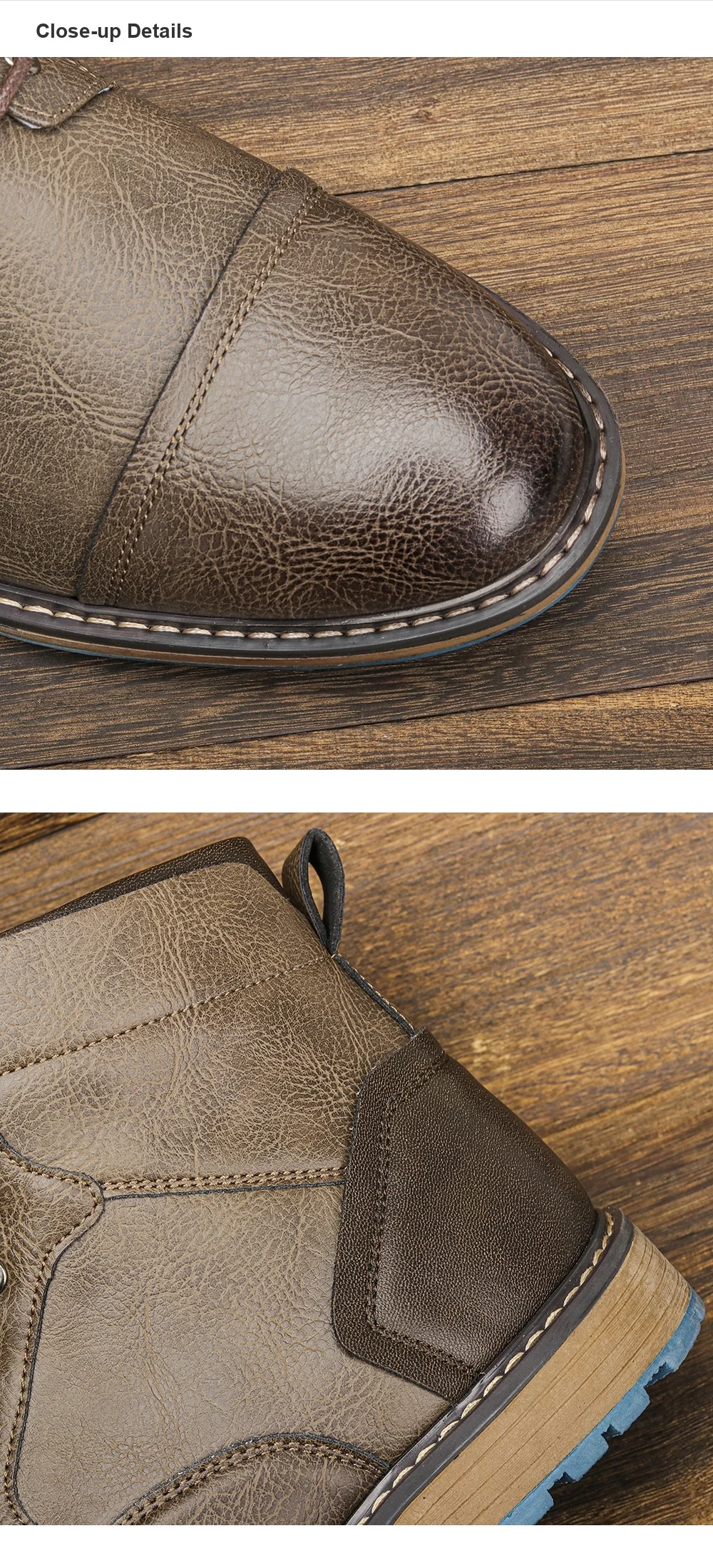 Leather Boots 2026 Retro Brand Comfortable Fashion Casual  Boots Leather #KD615