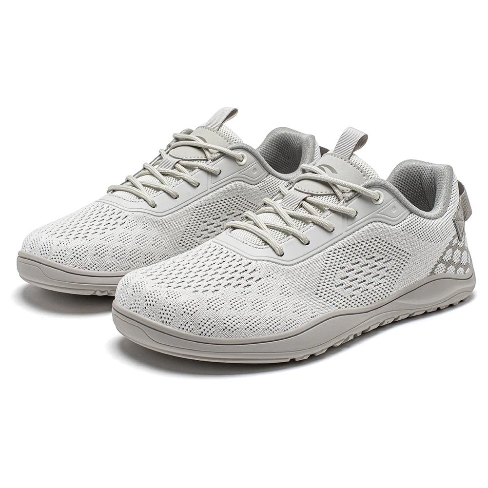 HOBIBEAR Knit Barefoot Shoes Unisex Zero Drop Wide Toe Sneaker Minimalist Breathable Causal Walking Shoes