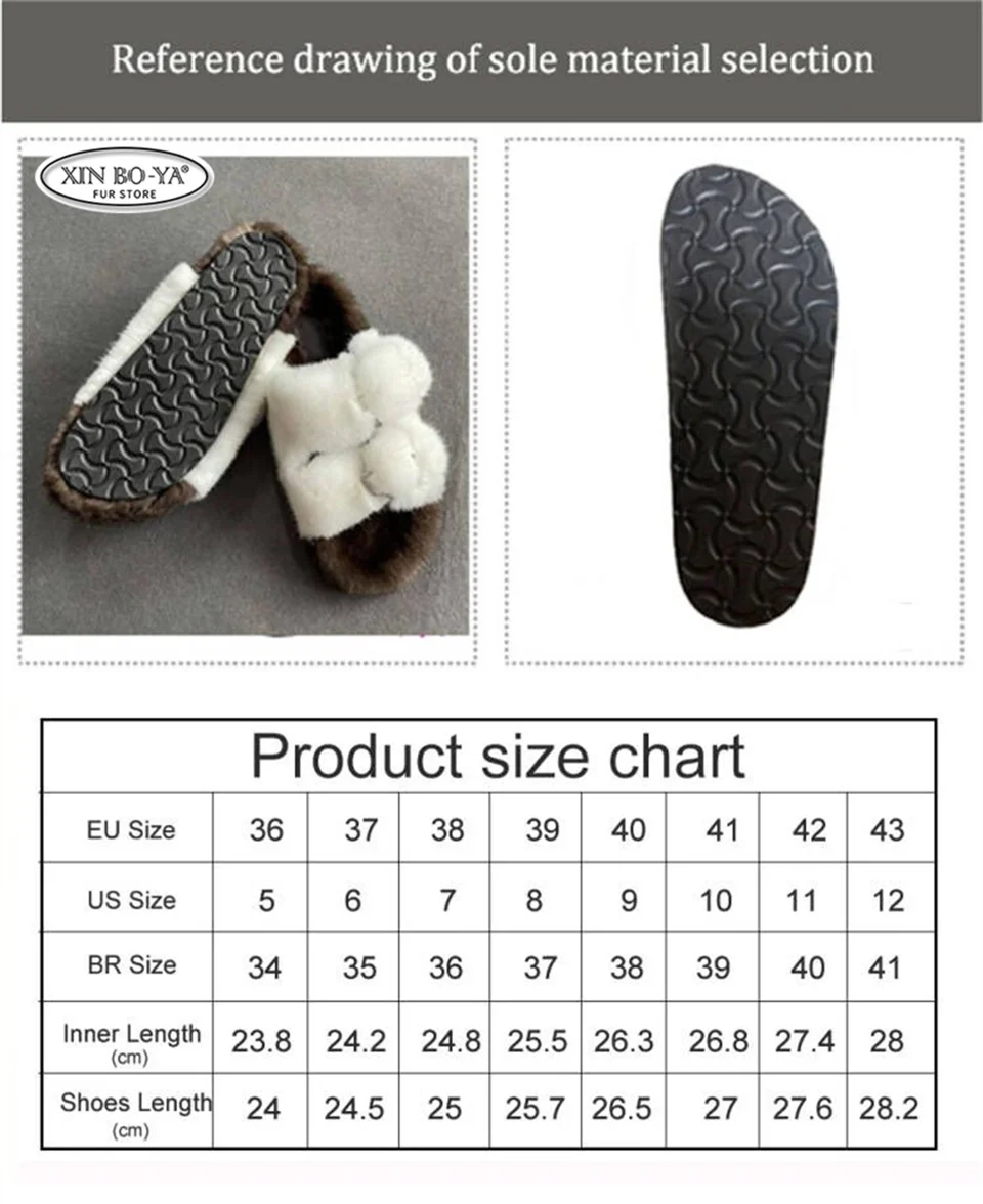 Mink Slippers Women's Summer Sandals 2026 Woman Slippers Sandals Fashion Shoes for Woman Comfort Women's Mules Fuzzy Fur Slides