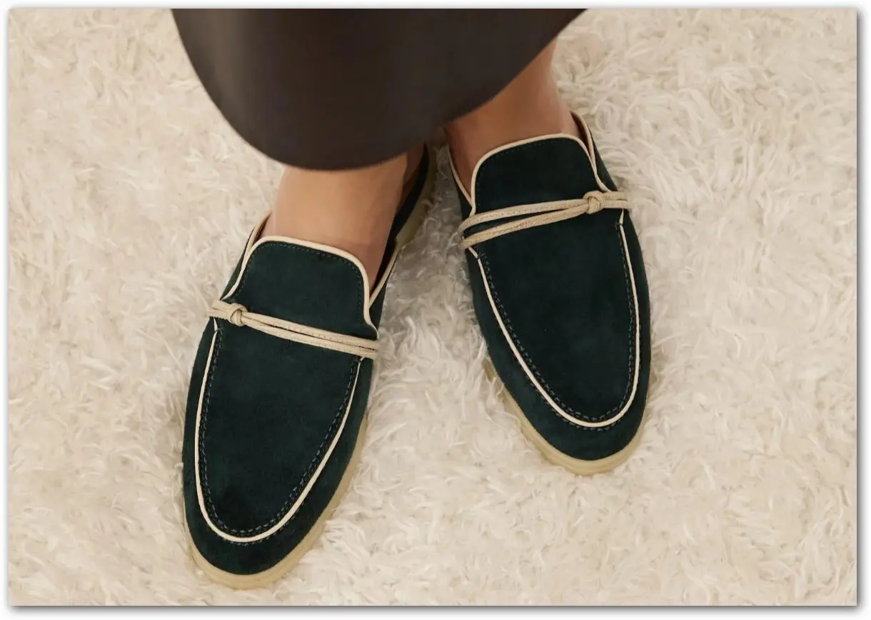 Women's Zaic Leather Loafers 2025 New Model Designer Luxury Brand Casual Slippers Comfortable Sandals for Fashionable Footwear
