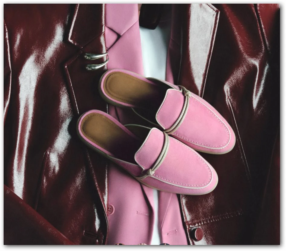 Women's Zaic Leather Loafers 2025 New Model Designer Luxury Brand Casual Slippers Comfortable Sandals for Fashionable Footwear