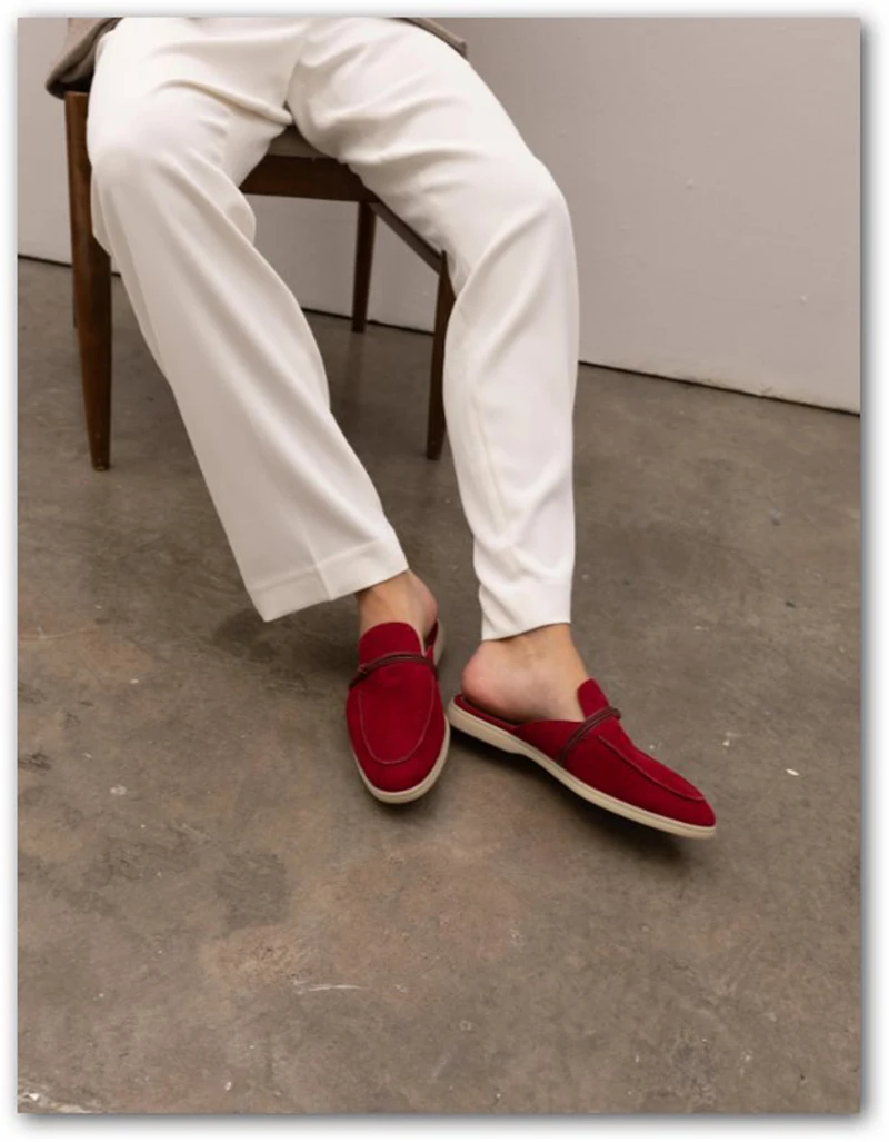 Women's Zaic Leather Loafers 2025 New Model Designer Luxury Brand Casual Slippers Comfortable Sandals for Fashionable Footwear