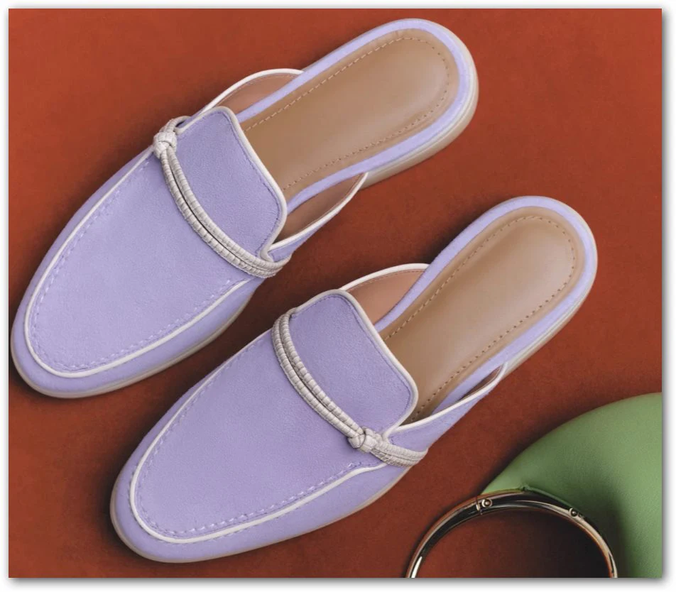 Women's Zaic Leather Loafers 2025 New Model Designer Luxury Brand Casual Slippers Comfortable Sandals for Fashionable Footwear