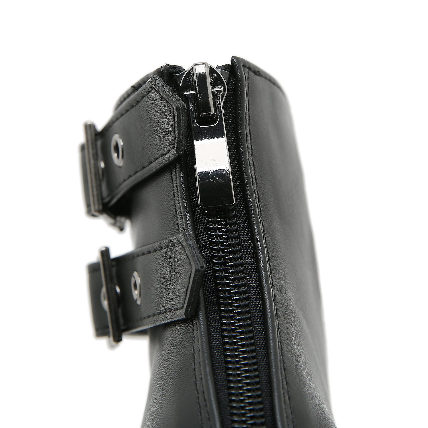 Gdgydh Goth Style Women Block Heels for Halloween Fashion Buckle Strap Dress Pumps Platform Mary Jane Shoes Stylish Back Zipper