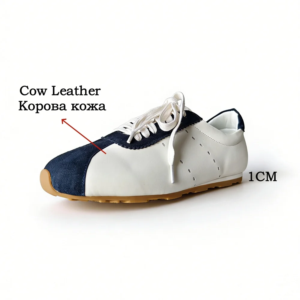 FEDONAS Fashion Women Cow Leather Suede Sneakers Comfort Breathable Cross-tied Spring Summer Casual Sport Shoes Lightweight Shoe