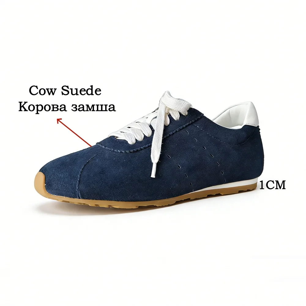 FEDONAS Fashion Women Cow Leather Suede Sneakers Comfort Breathable Cross-tied Spring Summer Casual Sport Shoes Lightweight Shoe
