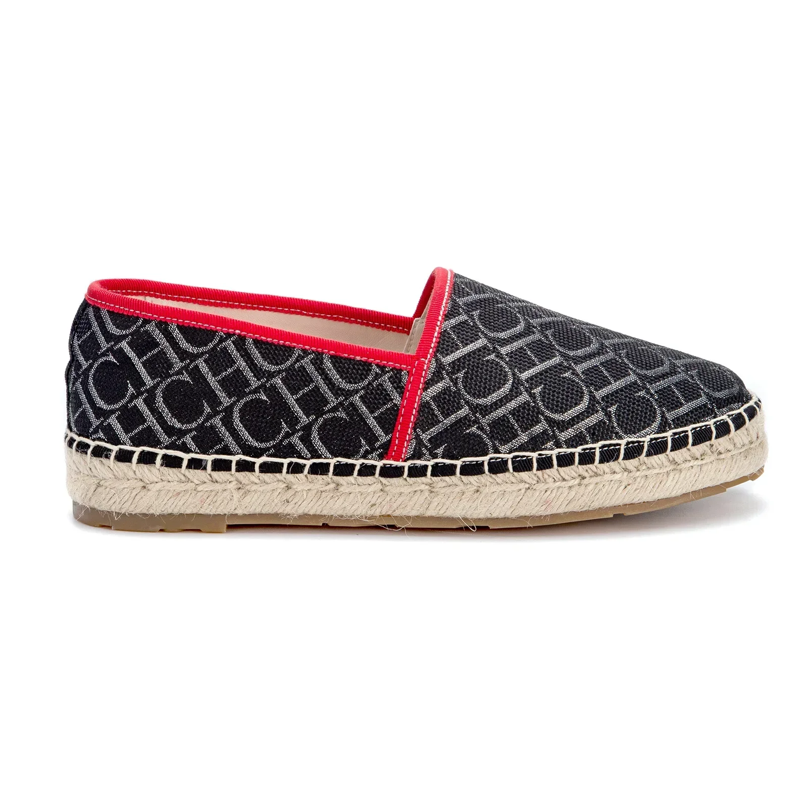 CH women's high-quality casual fisherman shoes flats, high-end outdoor classic letter design printed women's shoes