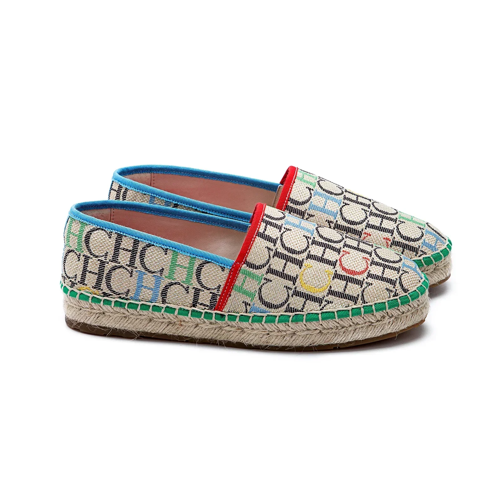 CH women's high-quality casual fisherman shoes flats, high-end outdoor classic letter design printed women's shoes