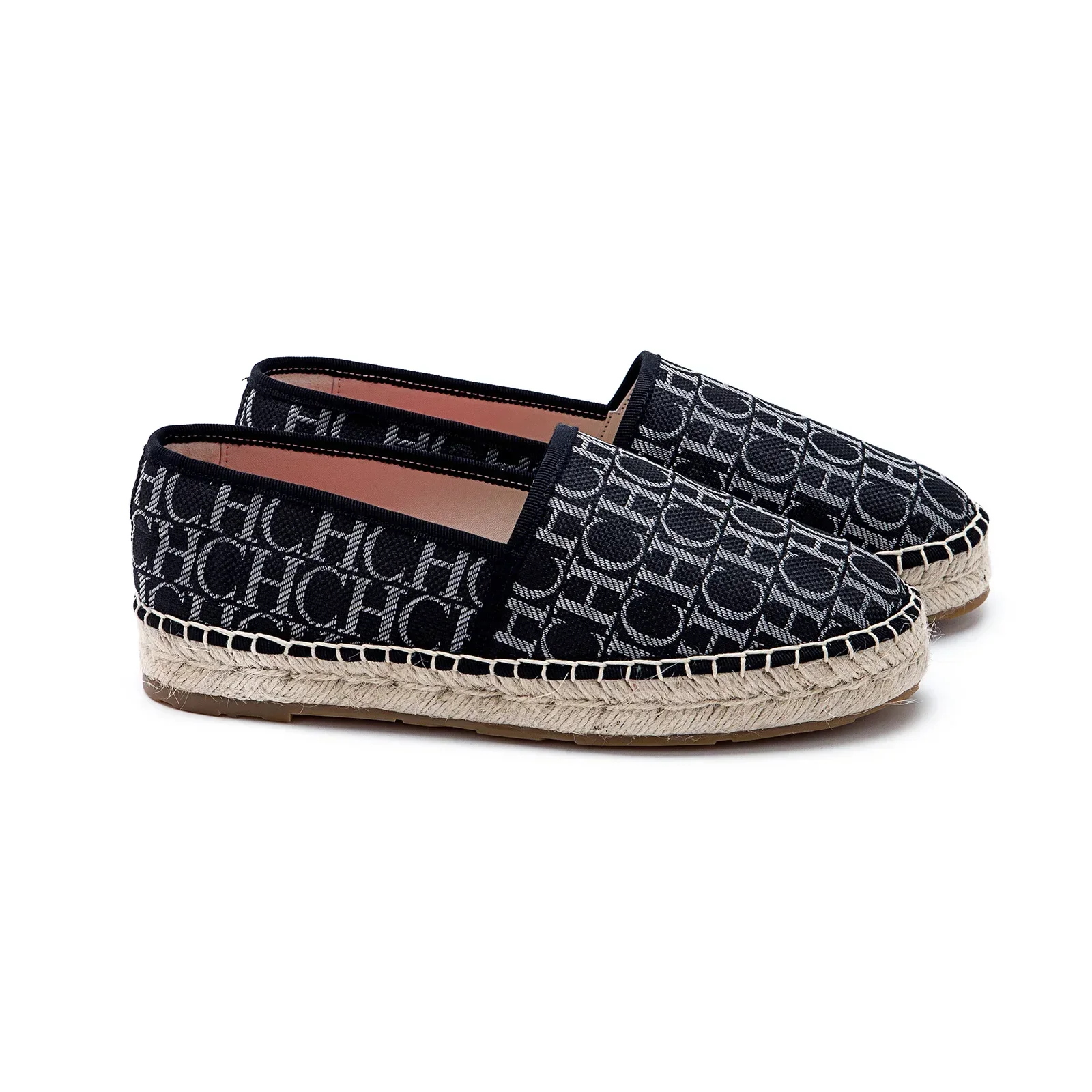 CH women's high-quality casual fisherman shoes flats, high-end outdoor classic letter design printed women's shoes