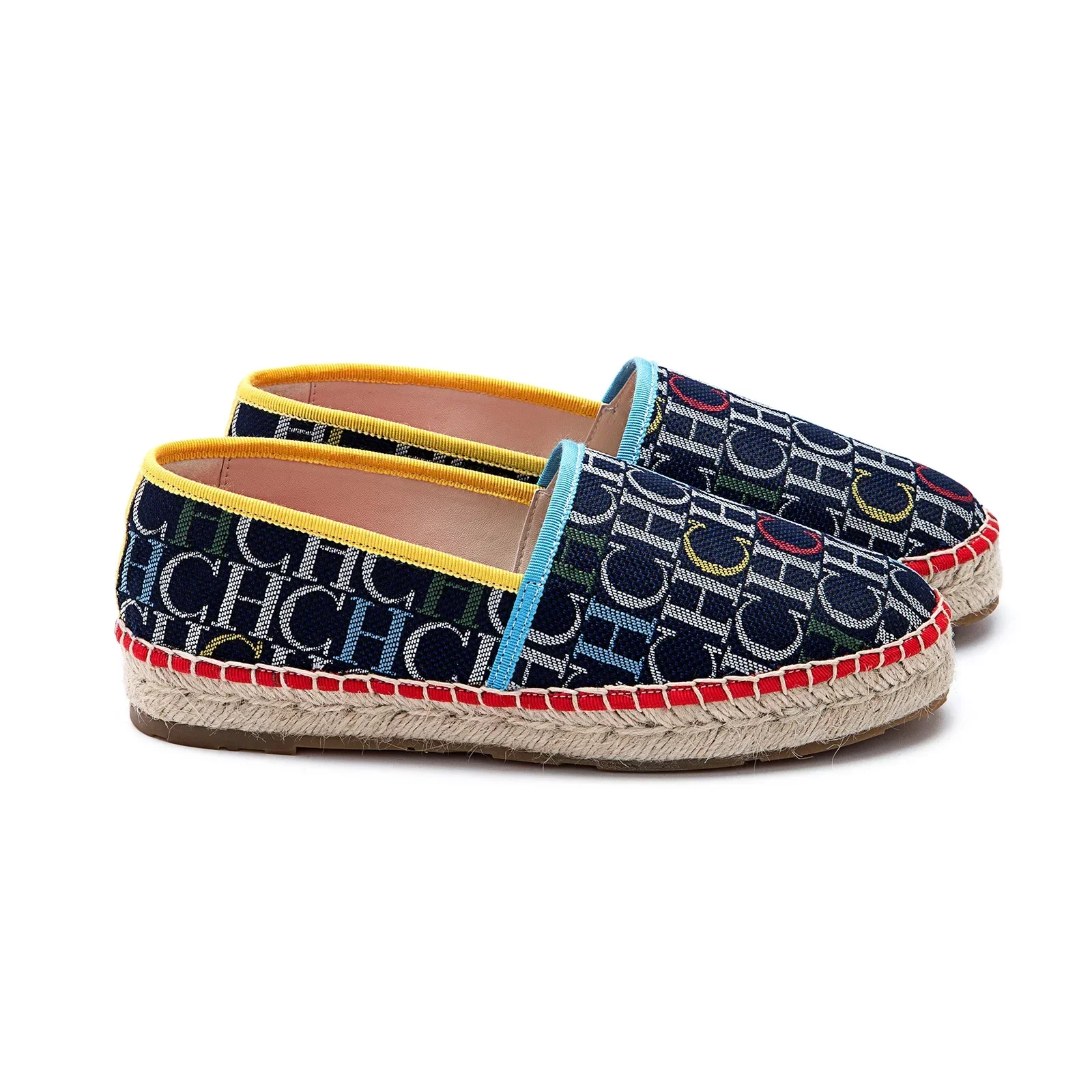 CH women's high-quality casual fisherman shoes flats, high-end outdoor classic letter design printed women's shoes