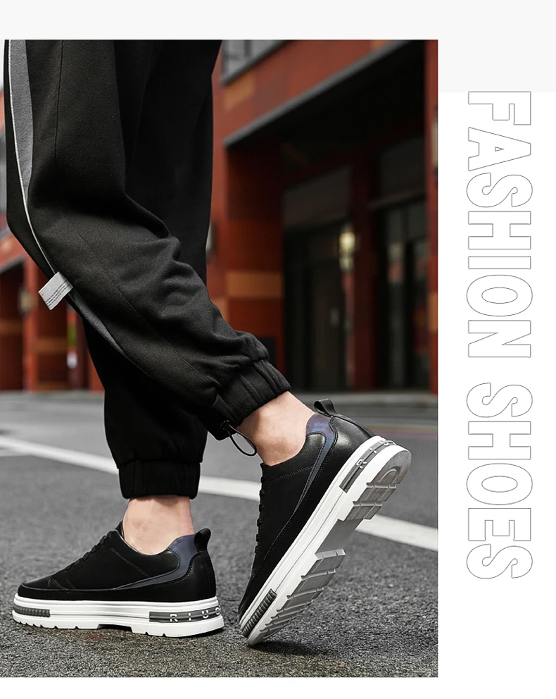 Fashionable Sports Shoes, Men's Height-increasing Shoes, 8CM Sports Height-increasing Shoes