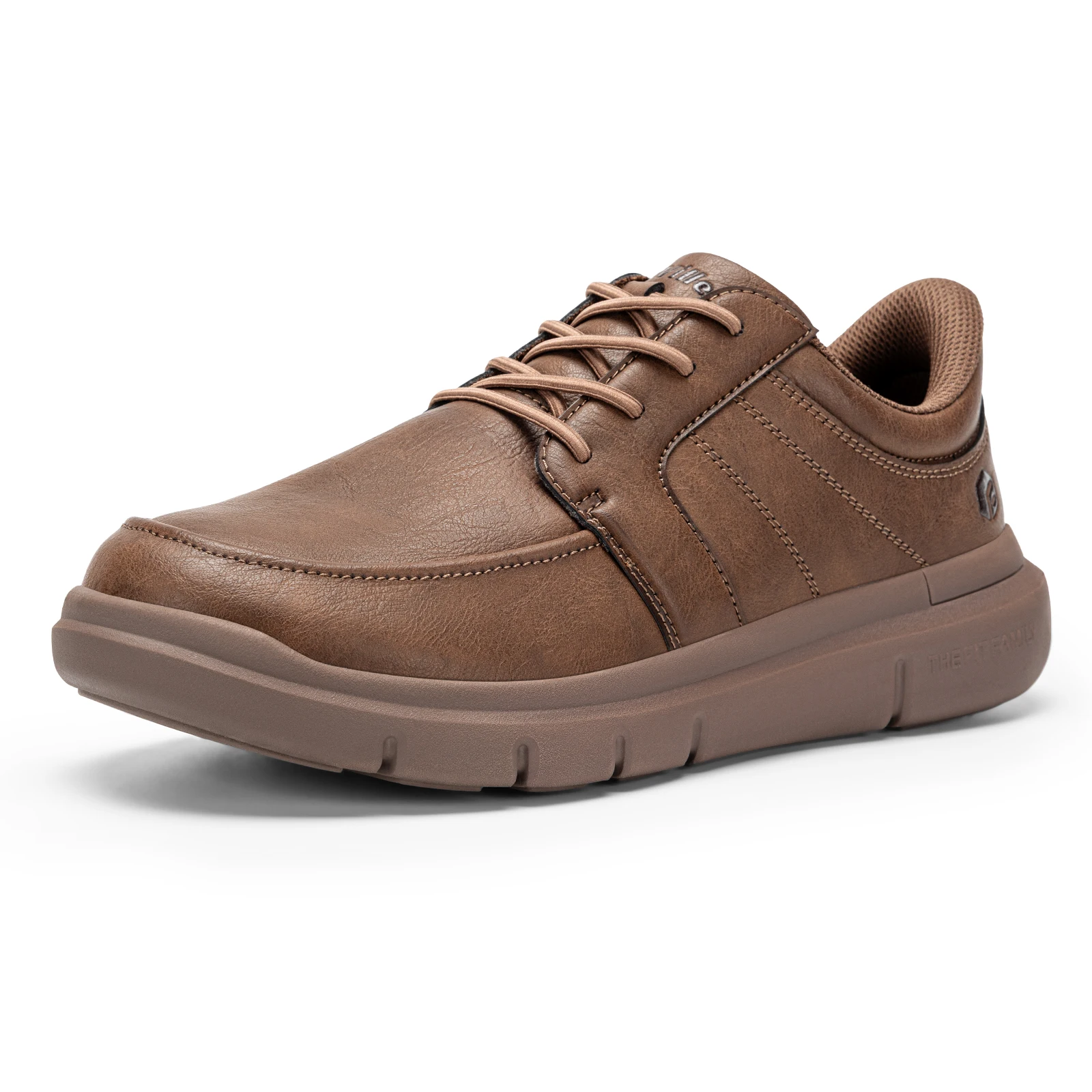 Fitville Men's Dress Shoes Wide Toe Casual Oxfords Business Formal Shoes for Men Lightweight Walking Footwear With Arch Support