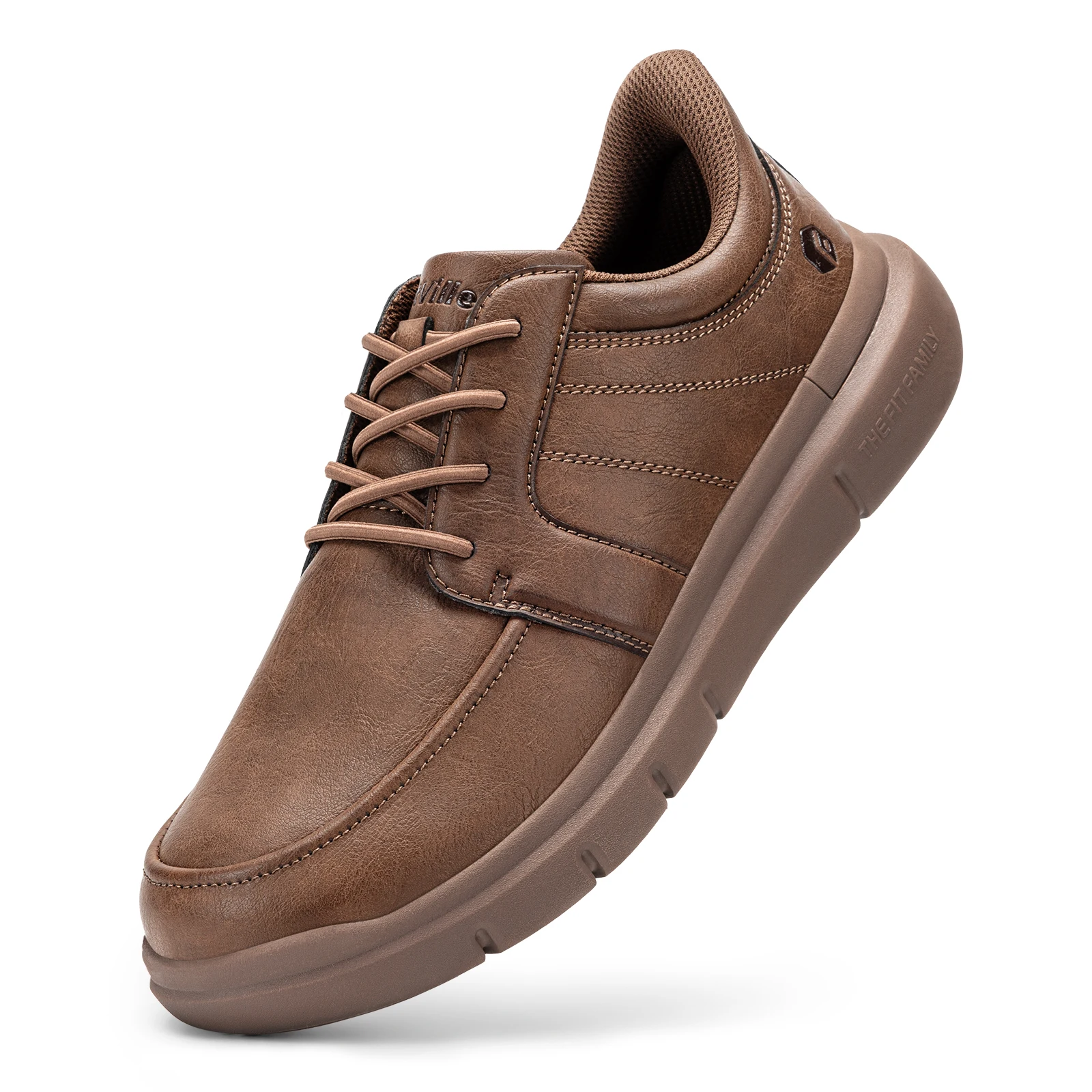 Fitville Men's Dress Shoes Wide Toe Casual Oxfords Business Formal Shoes for Men Lightweight Walking Footwear With Arch Support