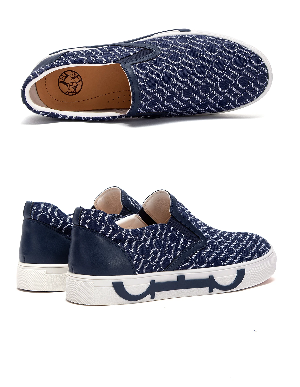 Men's Casual Shoes Letter Print Classic Versatile Fashion Flat Shoes Lightweight and Comfortable Seasonal New