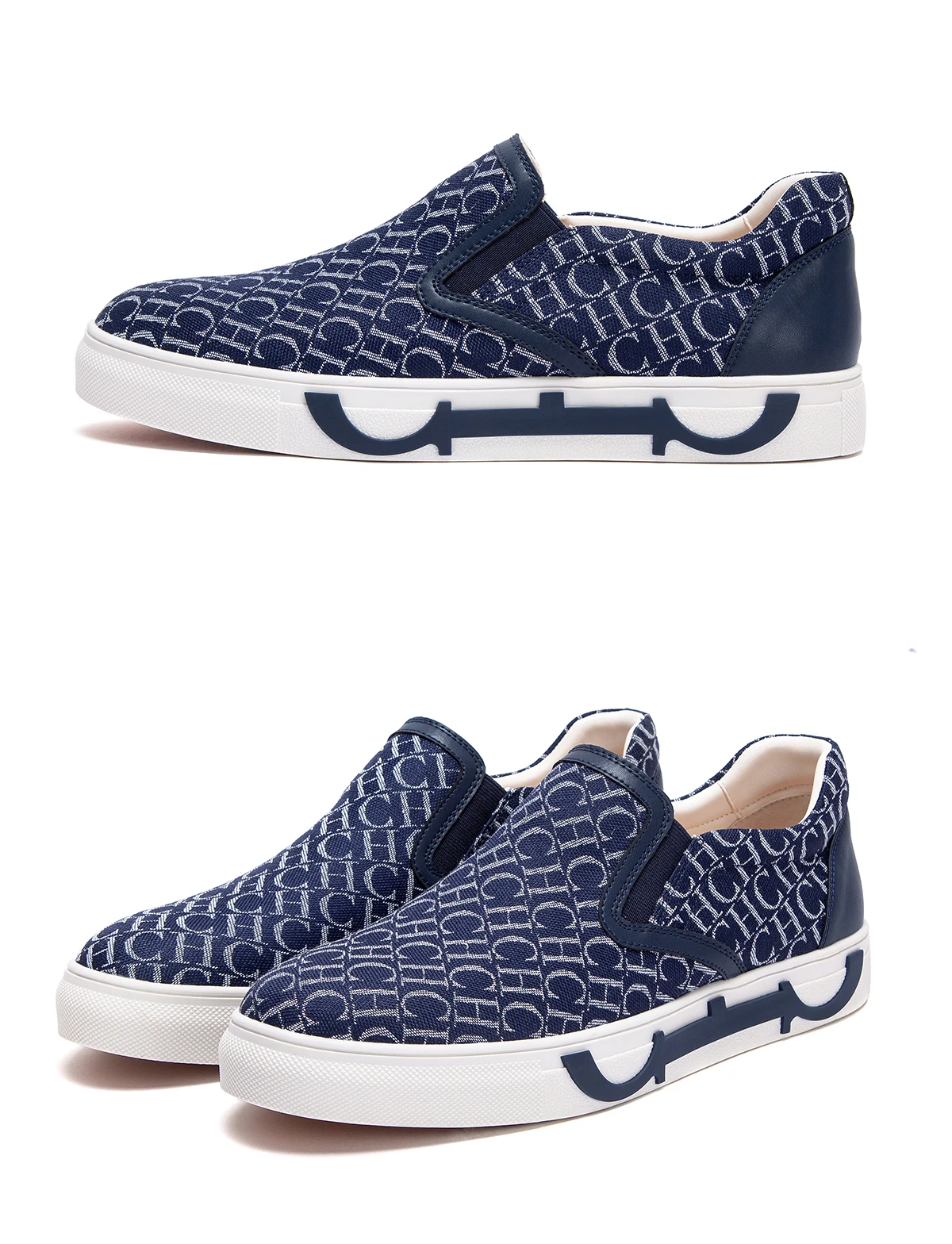 Men's Casual Shoes Letter Print Classic Versatile Fashion Flat Shoes Lightweight and Comfortable Seasonal New