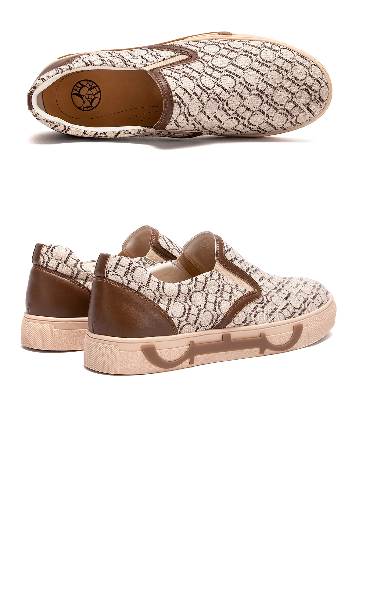 Men's Casual Shoes Letter Print Classic Versatile Fashion Flat Shoes Lightweight and Comfortable Seasonal New
