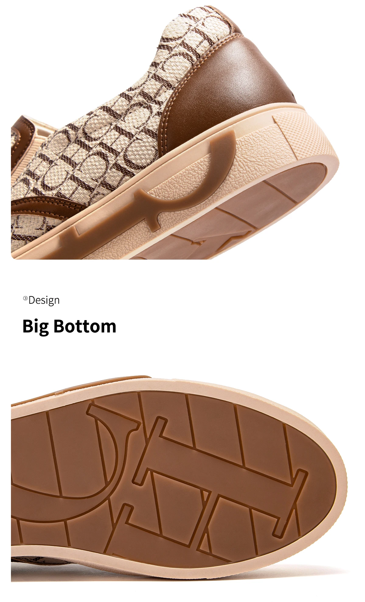 Men's Casual Shoes Letter Print Classic Versatile Fashion Flat Shoes Lightweight and Comfortable Seasonal New