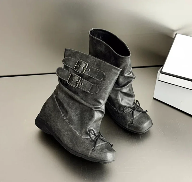 Fashion Designer Punk Boots for Woman Ankle Boots Winter Women Chelsea Boots 2027 Trend Buckle Gladiator Motorcycle Botas Mujer