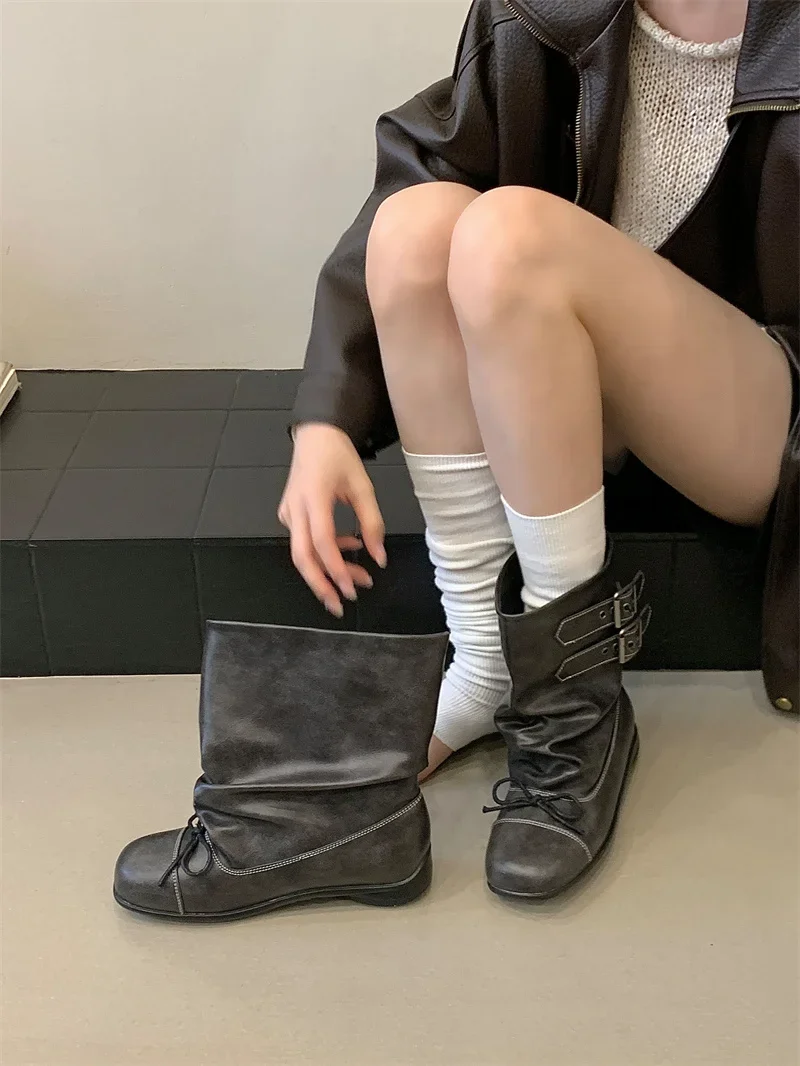 Fashion Designer Punk Boots for Woman Ankle Boots Winter Women Chelsea Boots 2027 Trend Buckle Gladiator Motorcycle Botas Mujer