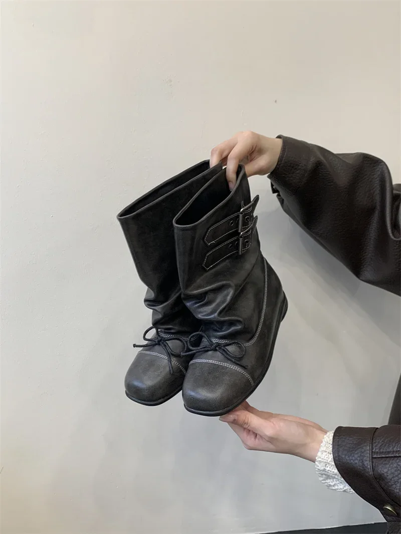Fashion Designer Punk Boots for Woman Ankle Boots Winter Women Chelsea Boots 2027 Trend Buckle Gladiator Motorcycle Botas Mujer
