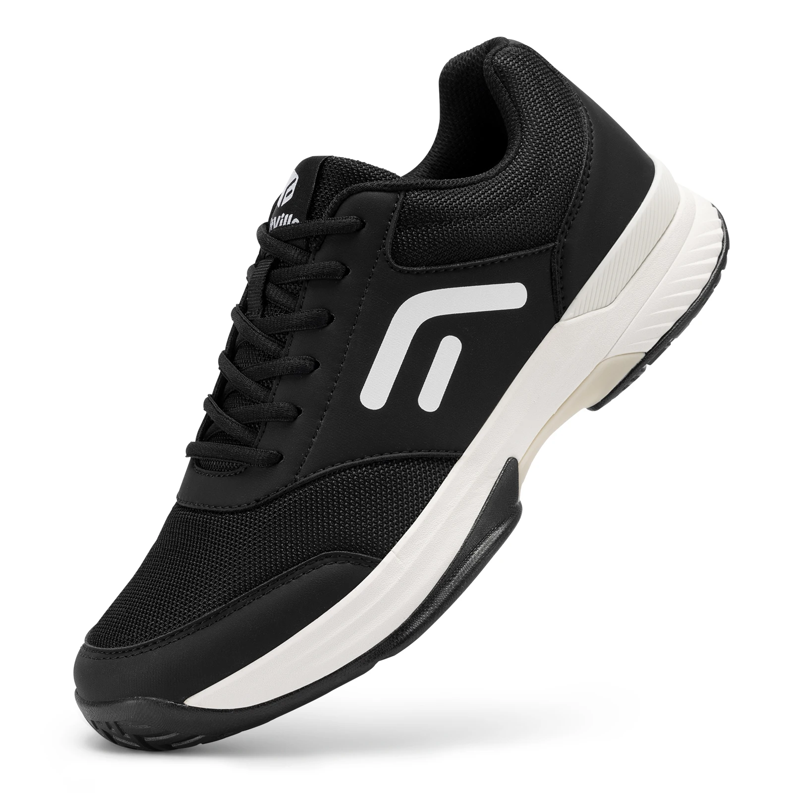 FitVille Wide Men's Tennis Shoes Anti-slip Breathable Professional Sneakers Tennis Footwear for Arch Support Relief Pain