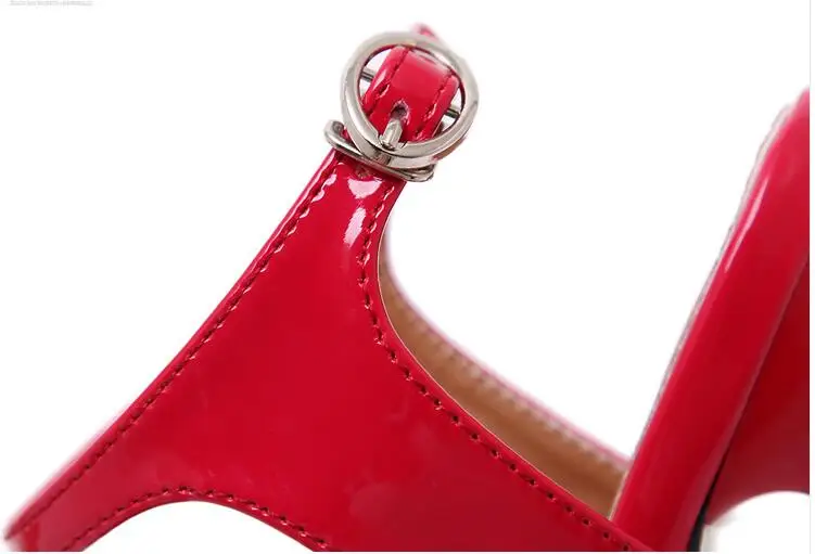 Aneikeh Big Shoe Size 41 42 43 44 45 46 High Heels Sandals Summer Sexy Open Toe Party Dress 16CM Platform Gladiator Women Pumps