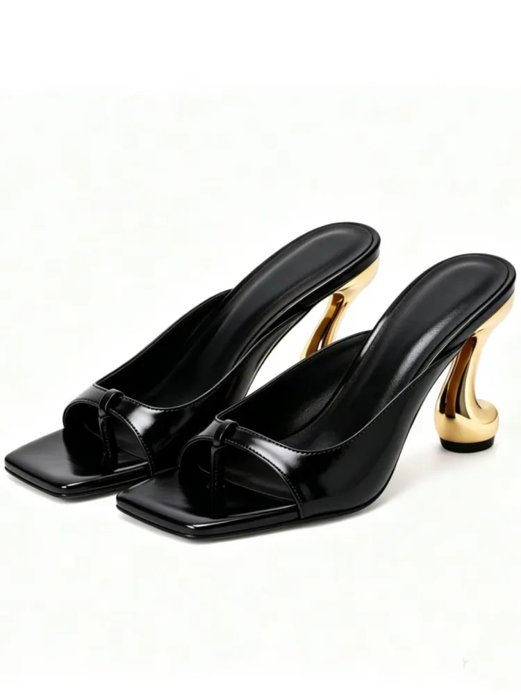 2026Summer-Women's-New-Woven-Irregular-High-heeled-Women's-Sandals-Ankle-Strap-Fashion-Runway-High-heeled-Sandals