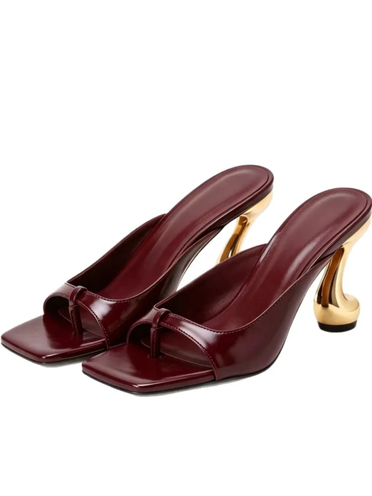 2026Summer-Women's-New-Woven-Irregular-High-heeled-Women's-Sandals-Ankle-Strap-Fashion-Runway-High-heeled-Sandals