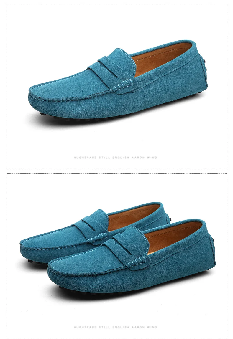 DEKABR Size 49 Men Casual Shoes Fashion Men Shoes Genuine Leather Men Loafers Moccasins Slip On Men's Flats Male Driving Shoes