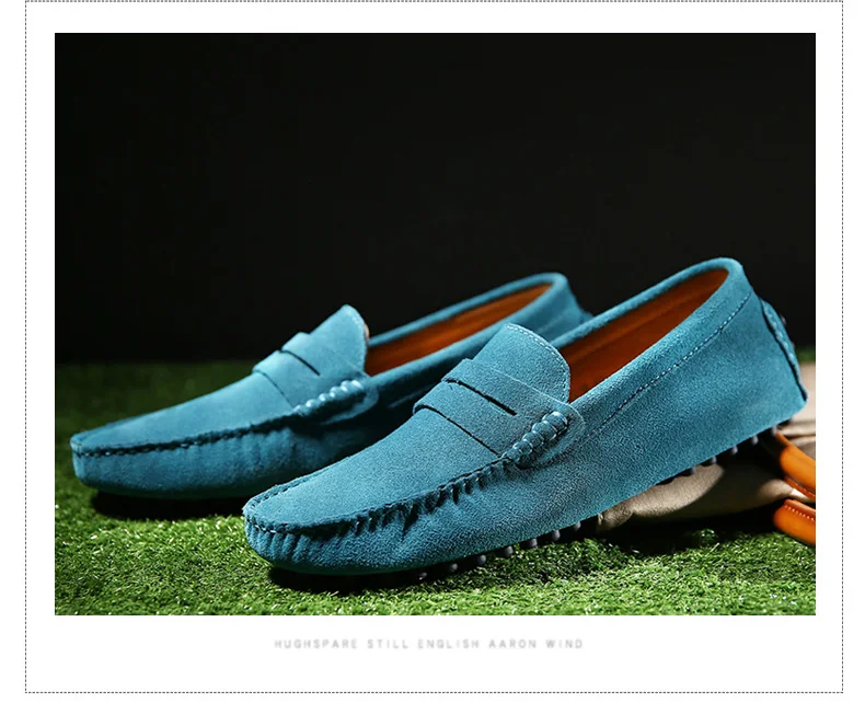 DEKABR Size 49 Men Casual Shoes Fashion Men Shoes Genuine Leather Men Loafers Moccasins Slip On Men's Flats Male Driving Shoes