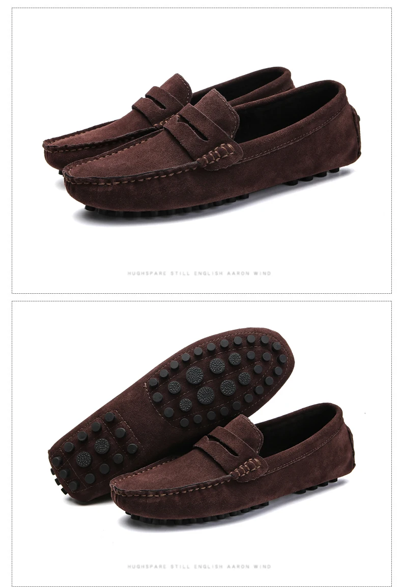 DEKABR Size 49 Men Casual Shoes Fashion Men Shoes Genuine Leather Men Loafers Moccasins Slip On Men's Flats Male Driving Shoes