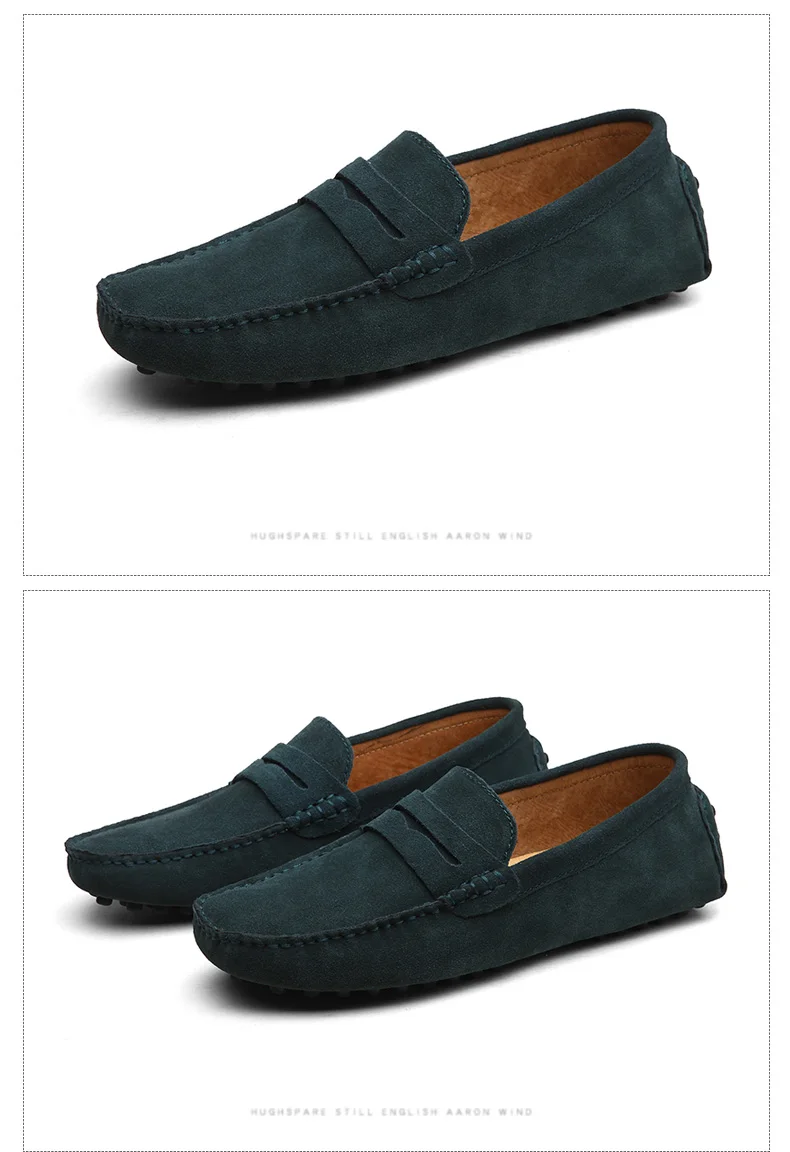 DEKABR Size 49 Men Casual Shoes Fashion Men Shoes Genuine Leather Men Loafers Moccasins Slip On Men's Flats Male Driving Shoes