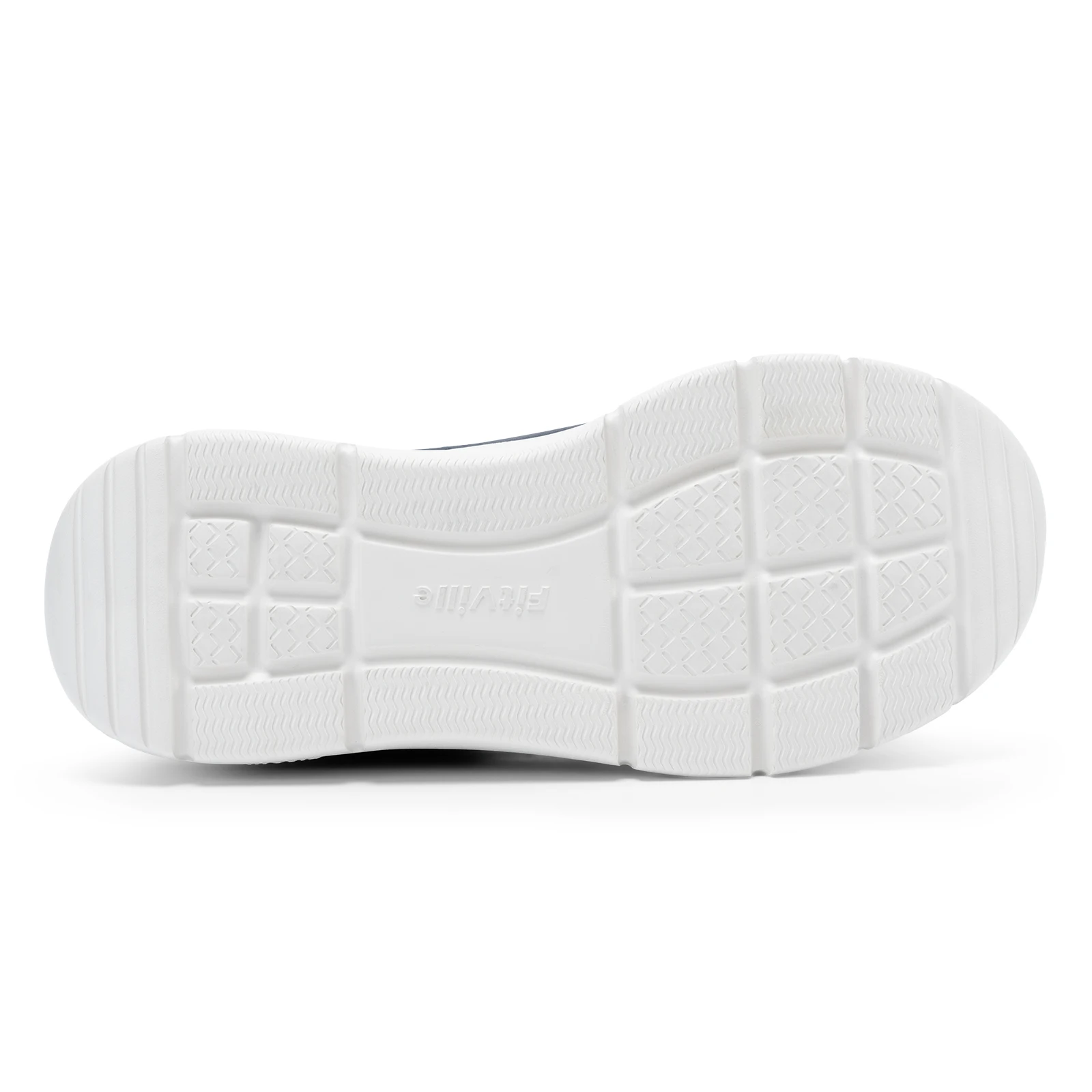 Fitville Men's Slip-On Walking Shoes Wide Width Cushion Rebound Stable Support Lightweight Breathable Running Shoes for Fat Feet