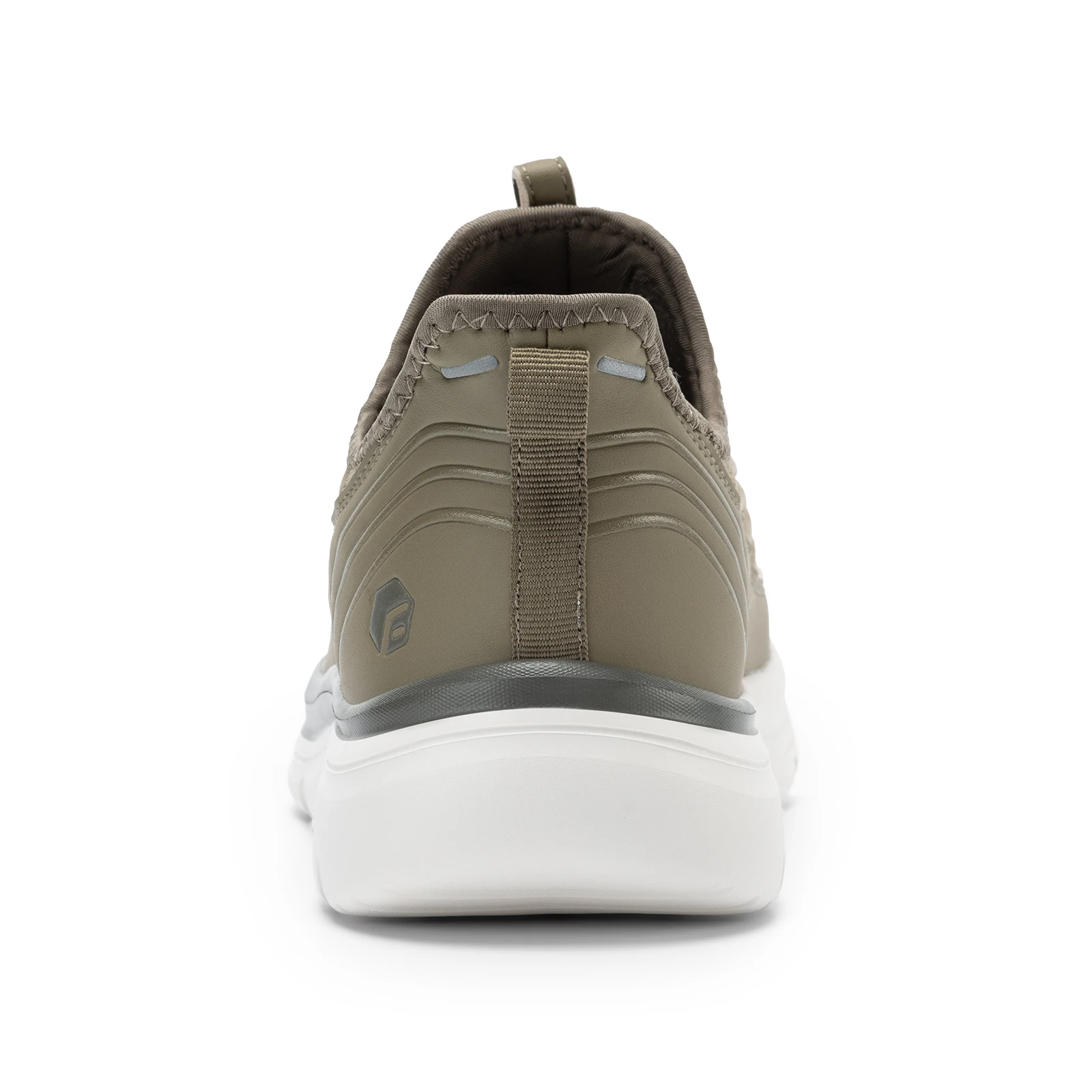 Fitville Men's Slip-On Walking Shoes Wide Width Cushion Rebound Stable Support Lightweight Breathable Running Shoes for Fat Feet