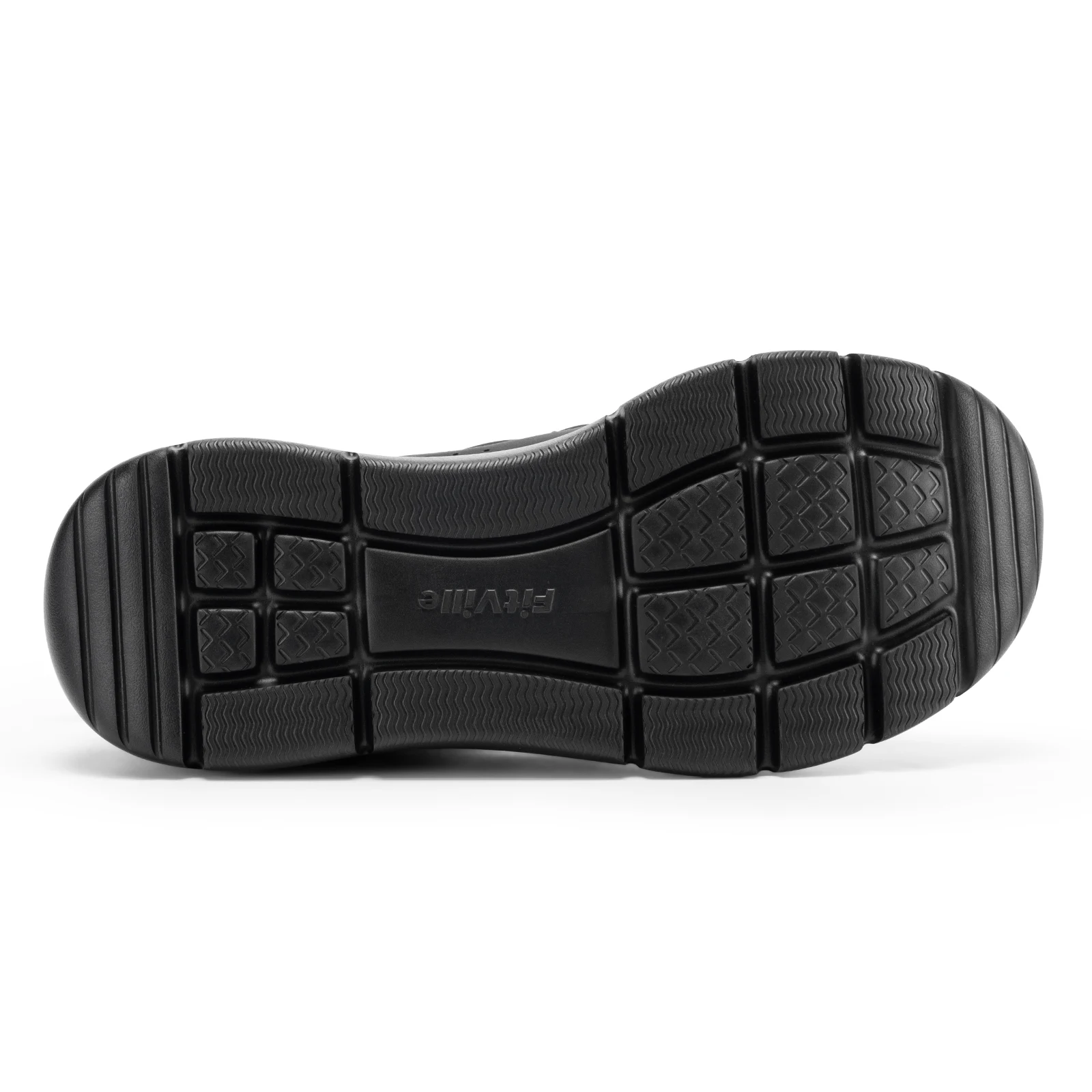 Fitville Men's Slip-On Walking Shoes Wide Width Cushion Rebound Stable Support Lightweight Breathable Running Shoes for Fat Feet