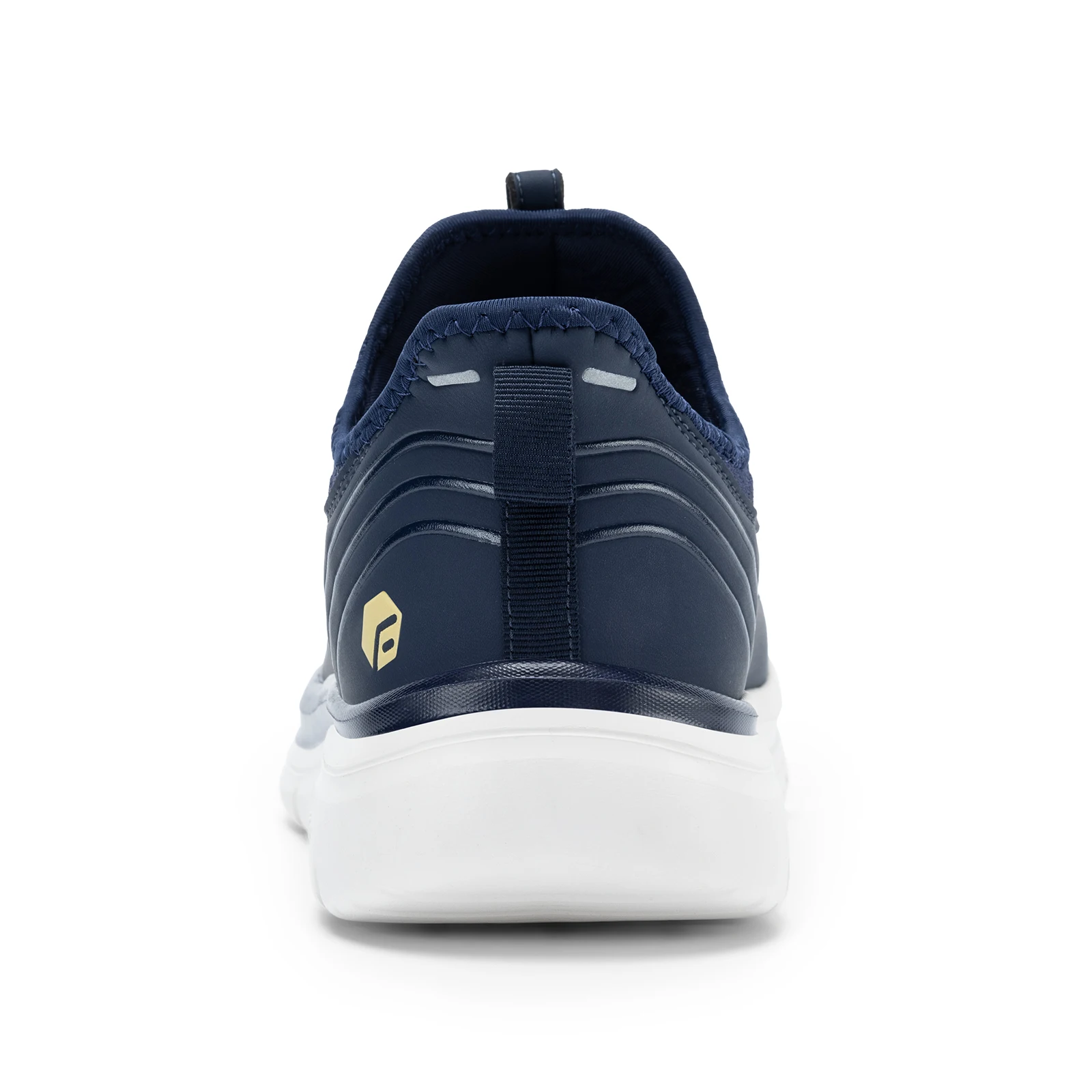 Fitville Men's Slip-On Walking Shoes Wide Width Cushion Rebound Stable Support Lightweight Breathable Running Shoes for Fat Feet