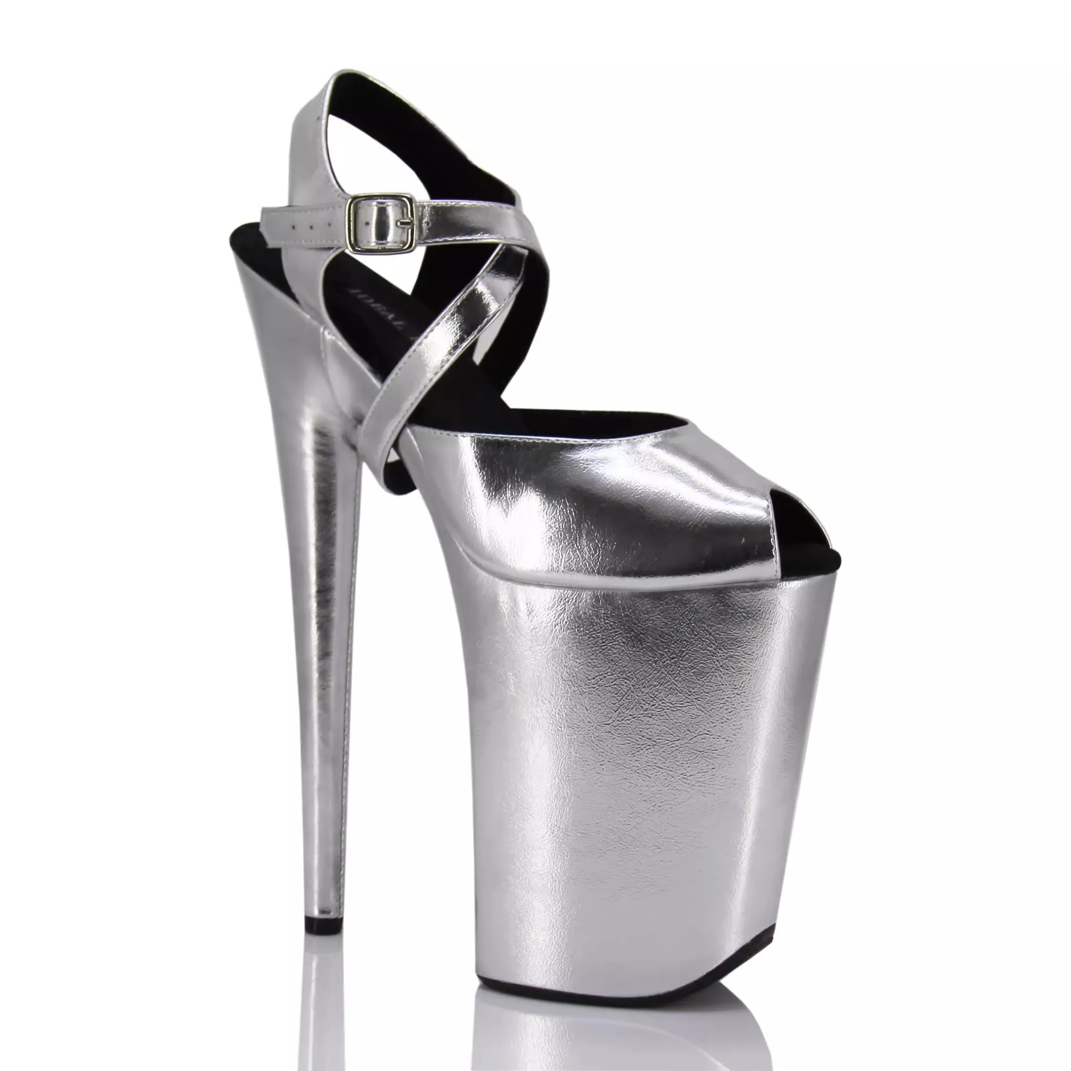 New 23CM/9inches Luminous PU upper Platform High Heels Shoes Sexy Pole Dance Sandals Pole Dance shoes