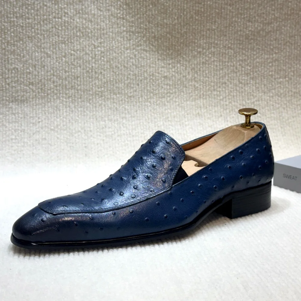 Vintage Fashion Genuine Leather Men's Tassel Loafers Dress Shoes - Casual Elegant Footwear for Business Party Wedding