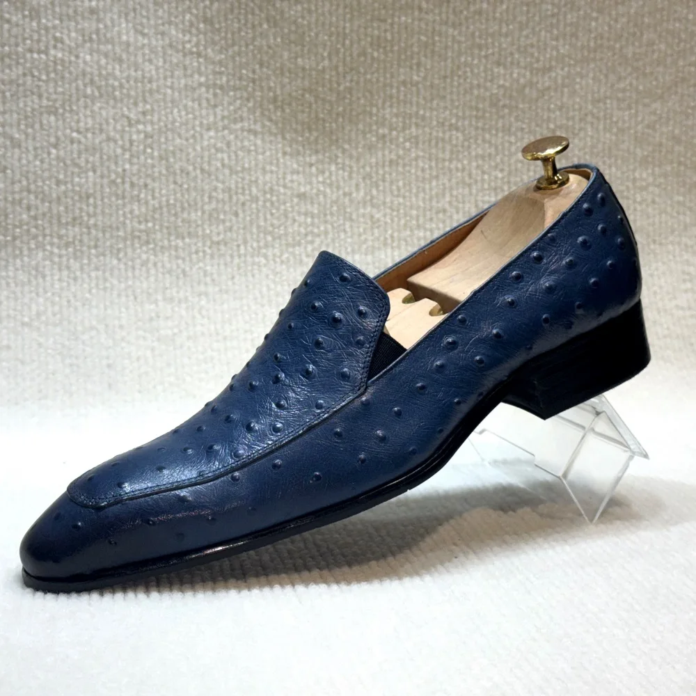 Vintage Fashion Genuine Leather Men's Tassel Loafers Dress Shoes - Casual Elegant Footwear for Business Party Wedding