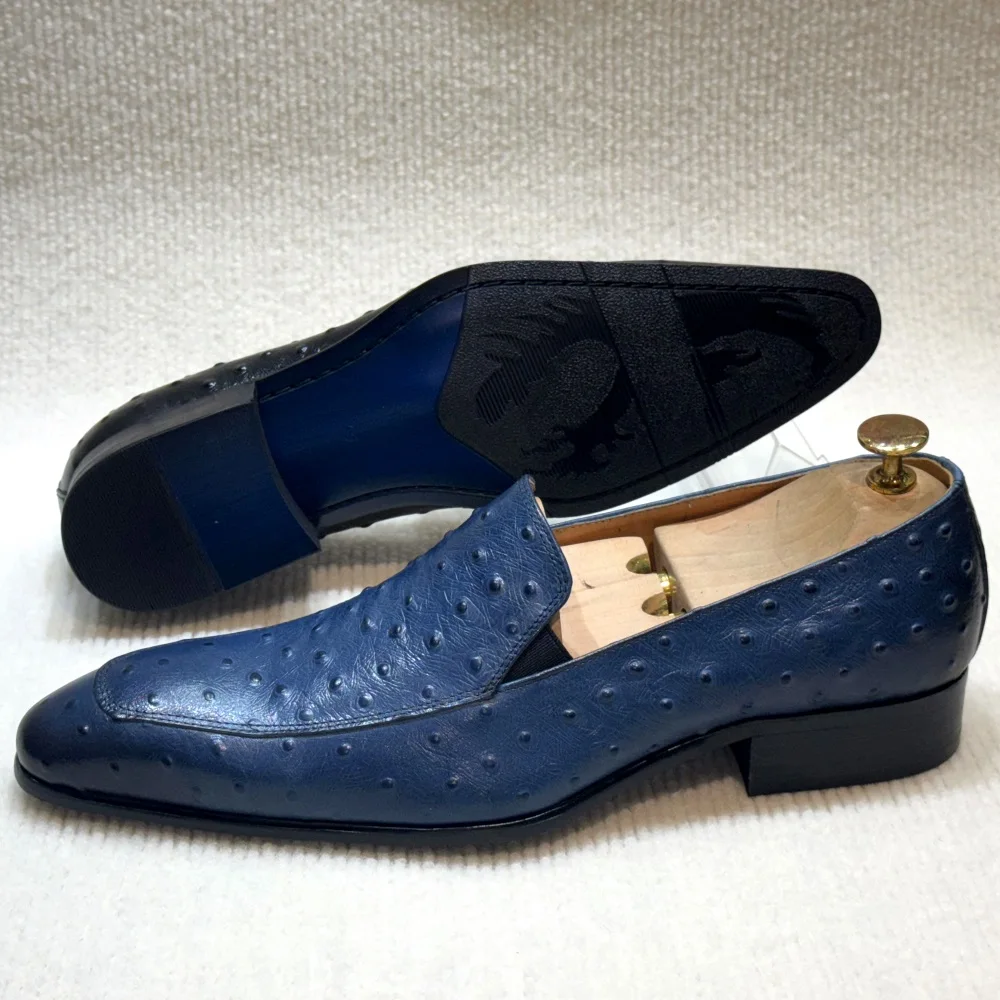 Vintage Fashion Genuine Leather Men's Tassel Loafers Dress Shoes - Casual Elegant Footwear for Business Party Wedding