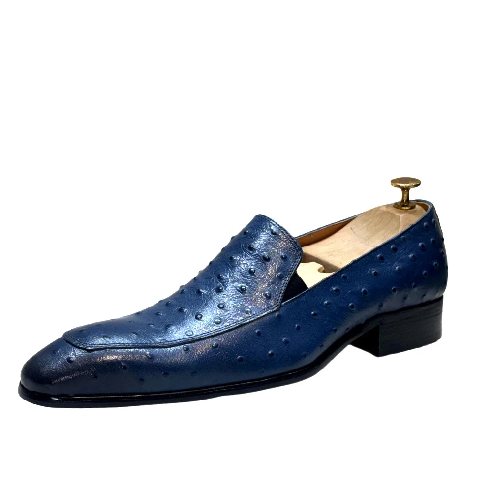 Vintage Fashion Genuine Leather Men's Tassel Loafers Dress Shoes - Casual Elegant Footwear for Business Party Wedding