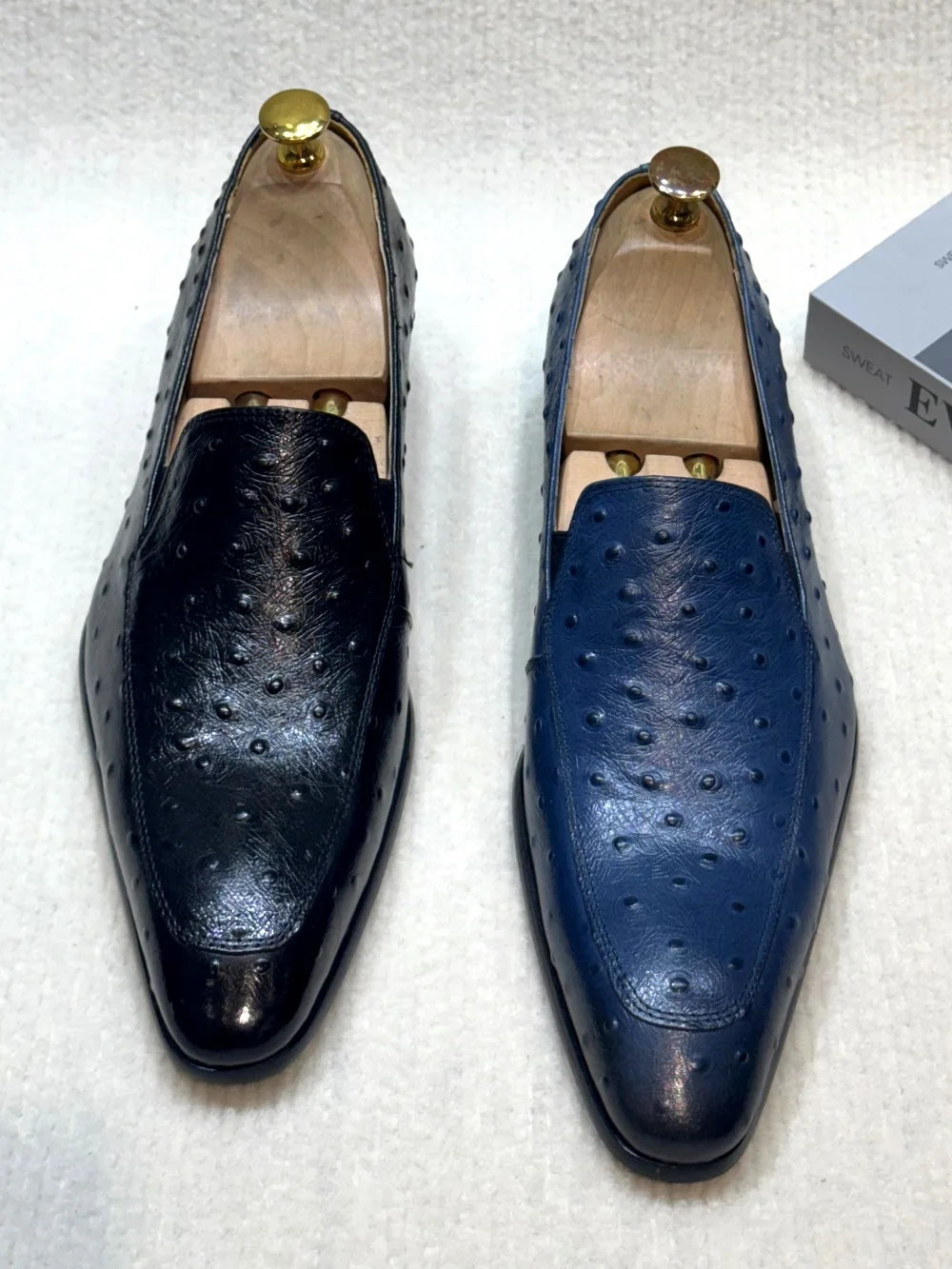 Vintage Fashion Genuine Leather Men's Tassel Loafers Dress Shoes - Casual Elegant Footwear for Business Party Wedding