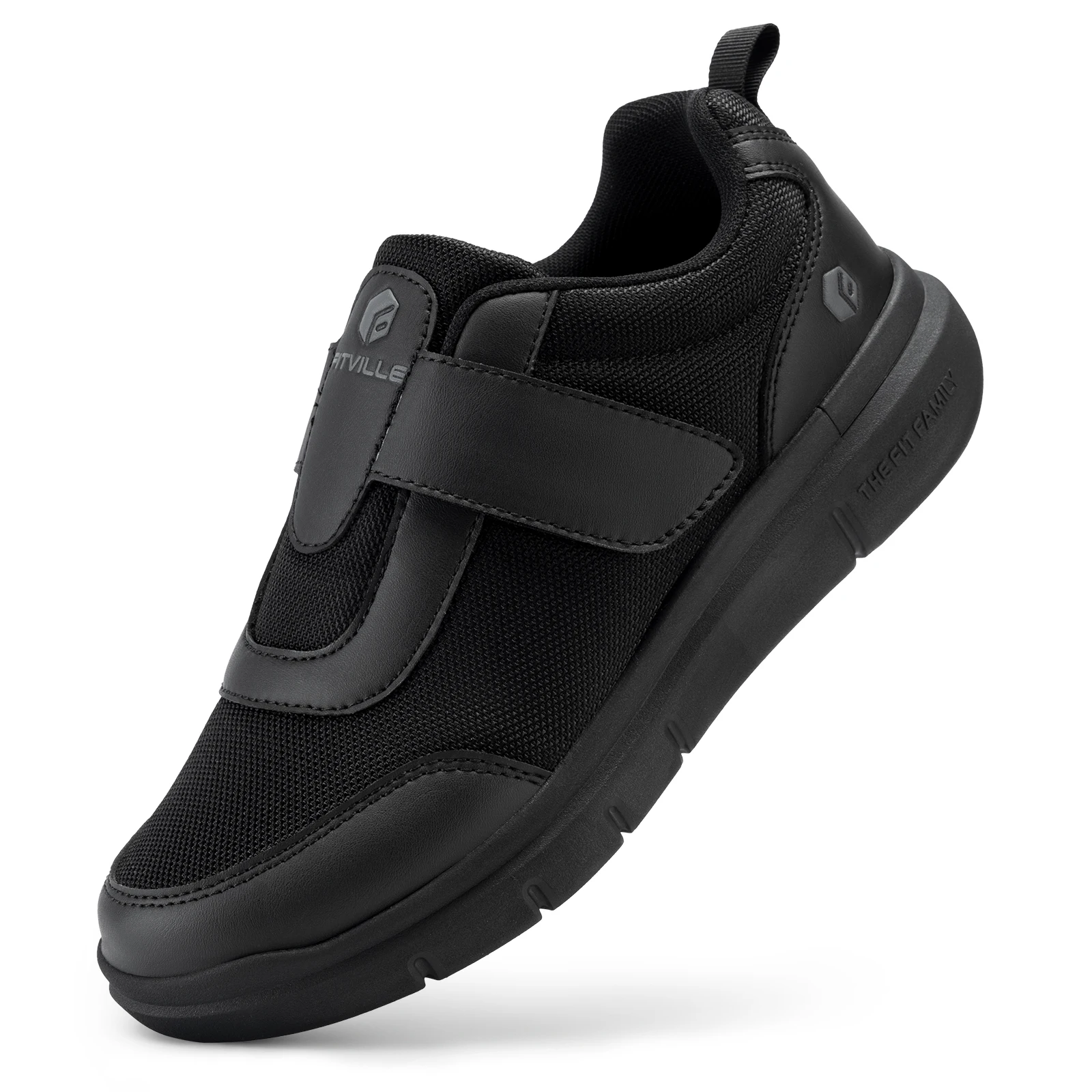 FitVille Diabetic Shoes Mens Extra Wide Width for Swollen Feet Neuropathy Diabetic Pain Relief Lightweight Walking Casual Shoes