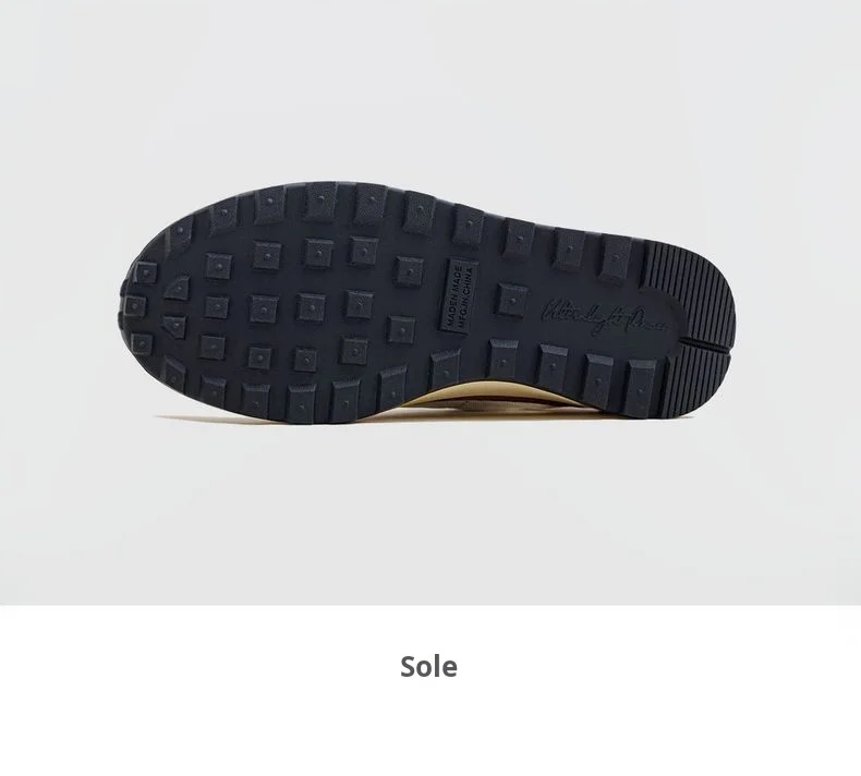 Maden Summer Color-Block Mesh Running Shoes Men Breathable Low-Top Tennis Sneakers Thick-soled Casual Versatile Anti-slip Shoes