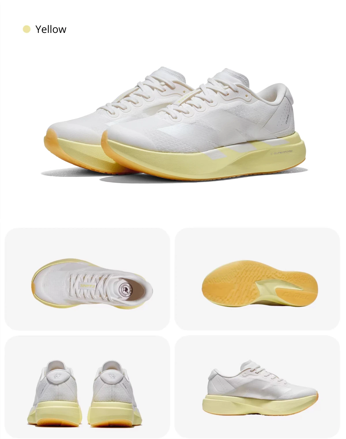 Golden Camel 5K Carbon Plate Running Shoes for Men's Women Mesh Breathable Comfortable Running Shoes Casual Sports Shoes