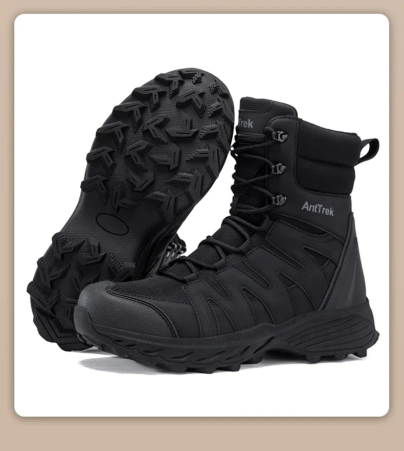 Men Tactical Boots Breathable High Quality Male Outdoor Army Boots Camping Rapid Response Desert Boot Anti-Slip Hunting Boots