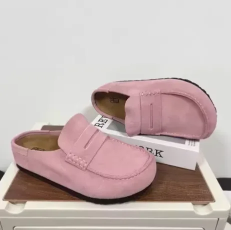 Retro Naples Style Suede Shoes for Men and Women, Versatile Casual Loafers, Flat, Breathable, with Soft Sole, for Daily Use