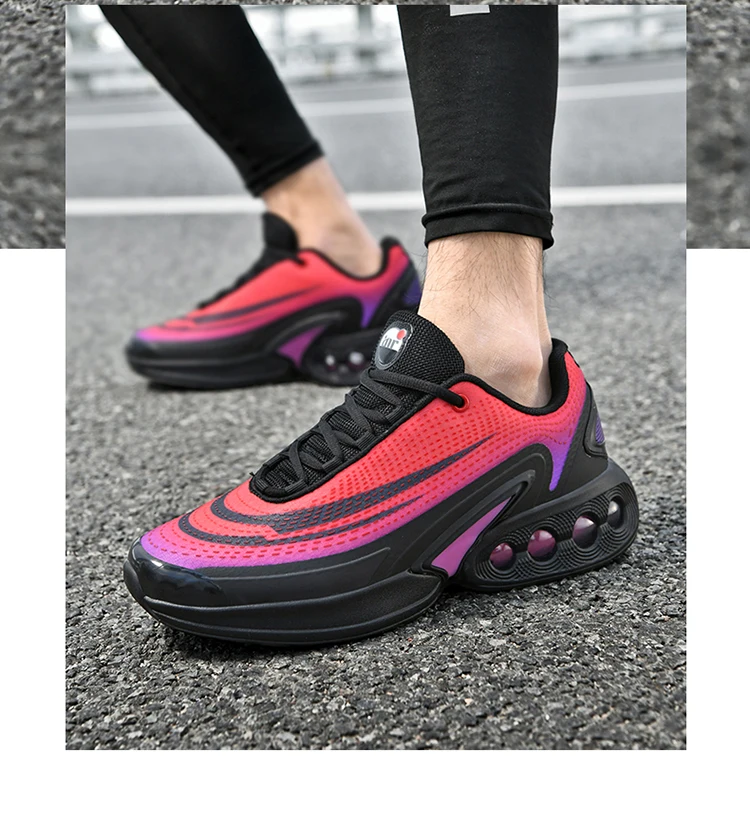 Luxury Men's Sneakers Casual Breathable Trainer Race Fashion Loafers Running Shoes for Male Tenis Sport Shoe Non-Slip Outdoor