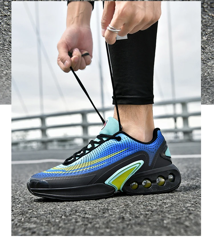 Luxury Men's Sneakers Casual Breathable Trainer Race Fashion Loafers Running Shoes for Male Tenis Sport Shoe Non-Slip Outdoor